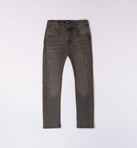 iDO jeans for boys aged 8 to 16 years GRIGIO CHIARO-7992