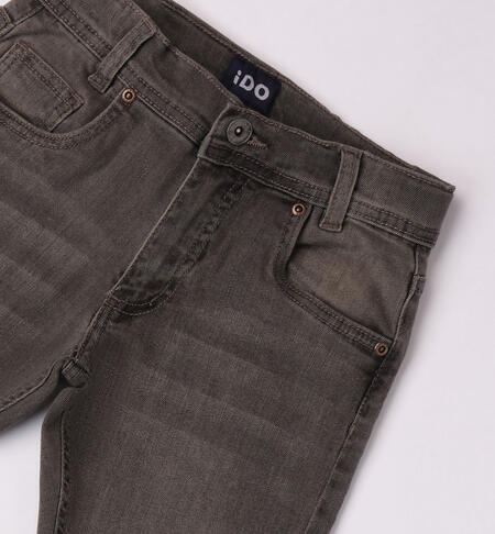 Jeans per ragazzo da 8 a 16 anni iDO GRIGIO CHIARO-7992