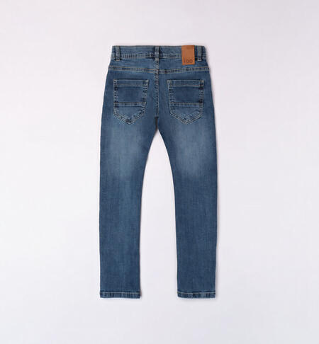 Jeans per ragazzo da 8 a 16 anni iDO STONE WASHED CHIARO-7400