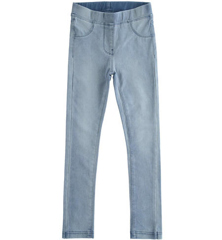 Jeans ragazza elasticizzati - da 8 a 16 anni iDO STONE BLEACH-7350