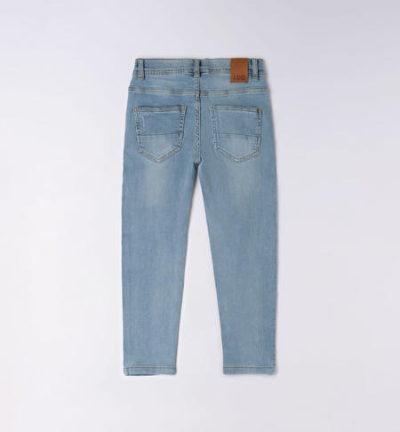 Jeans ragazzo con rotture da 8 a 16 anni iDO LAVATO CHIARISSIMO-7300