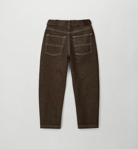 Jeans ragazzo iDO DENIM MARRONE-7854