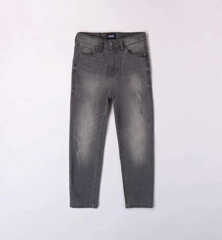 Boys' relaxed fit jeans GREY