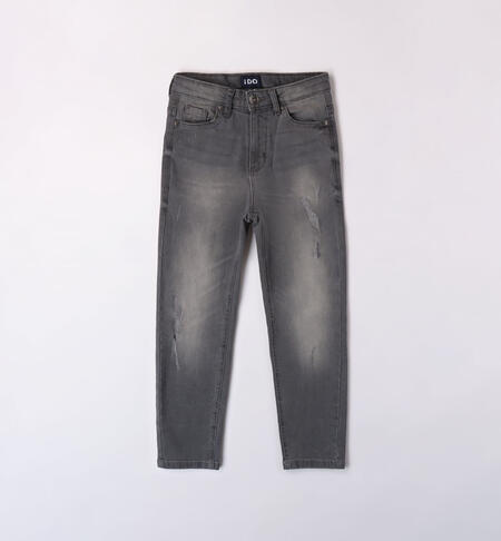 Jeans ragazzo modello relaxed GRIGIO