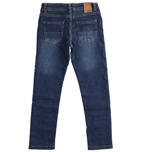 Jeans ragazzo regular fit - da 8 a 16 anni iDO SOVRATINTO BEIGE-7180