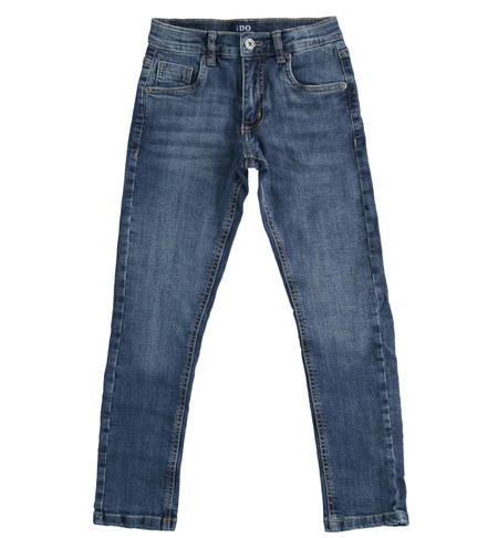 Slim fit jeans for boys  from 8 to 16 years by iDO STONE BLEACH-7350