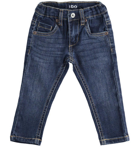 Jeans skinny fit bambino - da 9 mesi a 8 anni iDO BLU-7750
