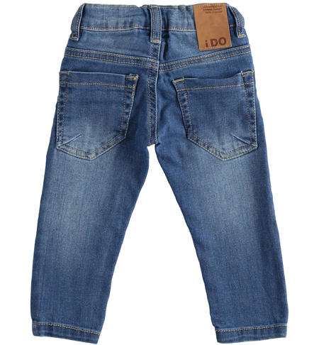 Jeans skinny fit bambino - da 9 mesi a 8 anni iDO STONE WASHED-7450