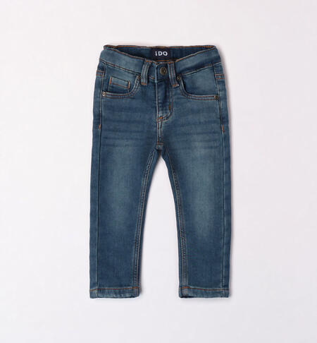 Boys' slim fit jeans BEIGE