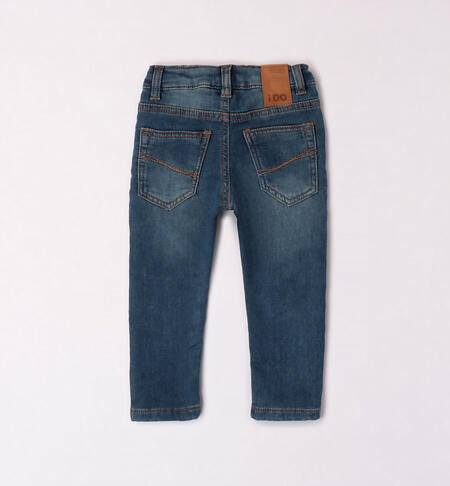 Jeans slim per bambino da 9 mesi a 8 anni iDO SOVRATINTO BEIGE-7180