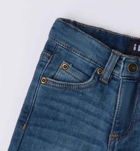 Jeans slim per bambino da 9 mesi a 8 anni iDO STONE WASHED CHIARO-7400