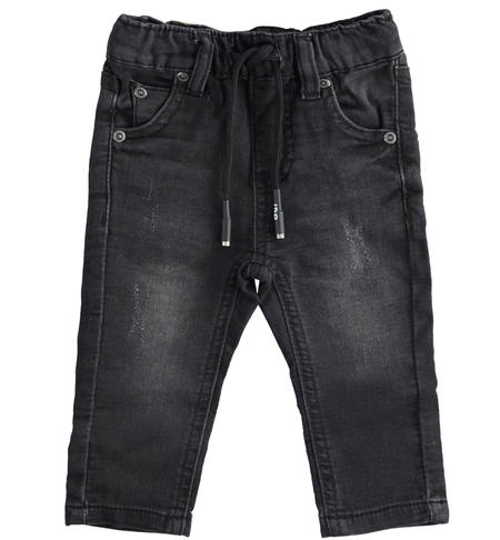 Ripped jeans for boys from 9 months to 8 years iDO NERO-7990