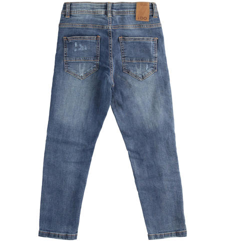 Boy ripped jeans  from 8 to 16 years by iDO STONE WASHED-7450