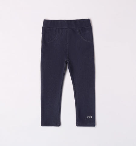 iDO jeggings for girls from 9 months to 8 years NAVY-3854