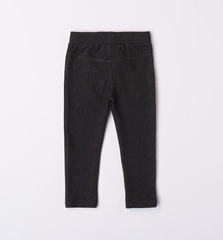 iDO jeggings for girls from 9 months to 8 years NERO-0658