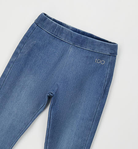 Jeggings bambina iDO STONE WASHED CHIARO-7400