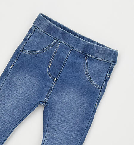 Jeggings per neonata STONE WASHED CHIARO-7400