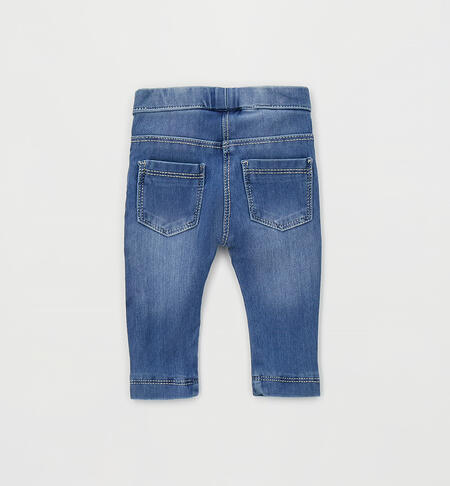 Jeggings per neonata STONE WASHED CHIARO-7400