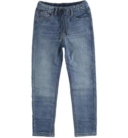Boy jogger jeans  from 8 to 16 years by iDO STONE WASHED-7450