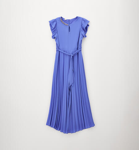 Jumpsuit bambina elegante BLUE-3527