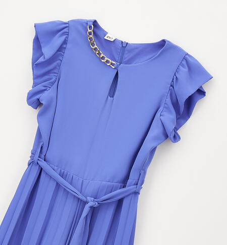 Jumpsuit bambina elegante BLUE-3527