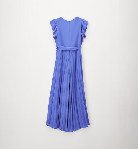 Jumpsuit bambina elegante BLUE-3527