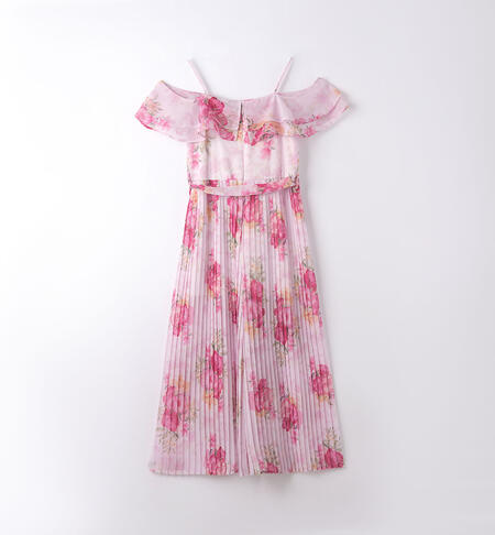 Floral jumpsuit for girls ROSA-MULTICOLOR-6AHU