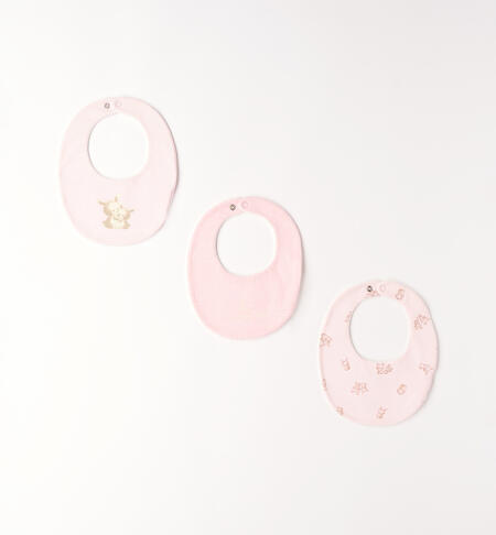 Baby bib kit LIGHT PINK-2481