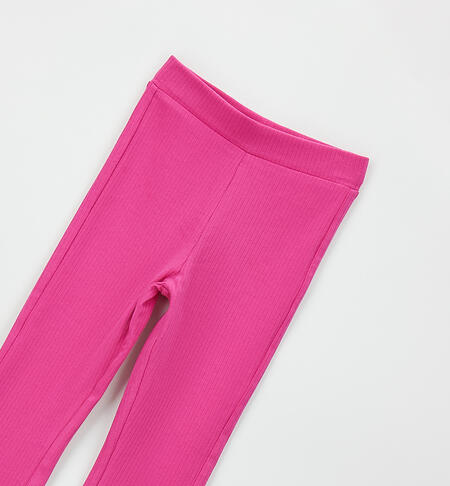 Leggings a zampa bambina FUXIA-2453