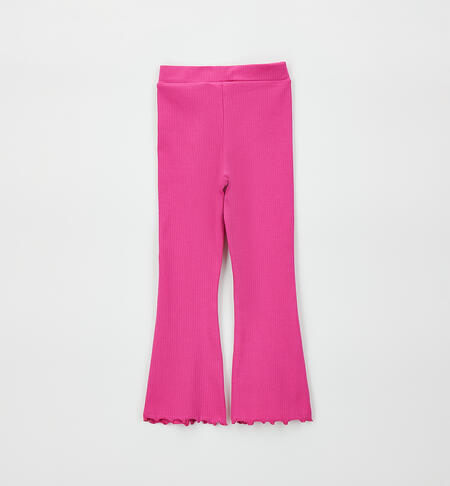 Leggings a zampa bambina FUXIA-2453