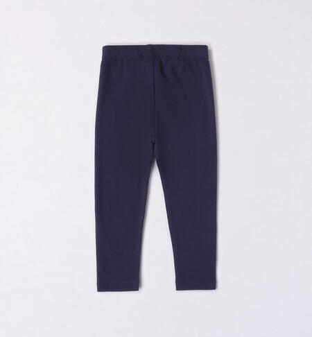 iDO blue leggings for girls from 9 months to 8 years NAVY-3854