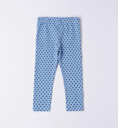 iDO patterned leggings for girls from 9 months to 8 years AZZURRO-BLU-6VE4