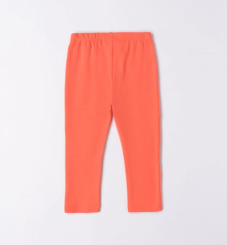 Leggings bambina glitter da 9 mesi a 8 anni iDO HOT CORAL-2137