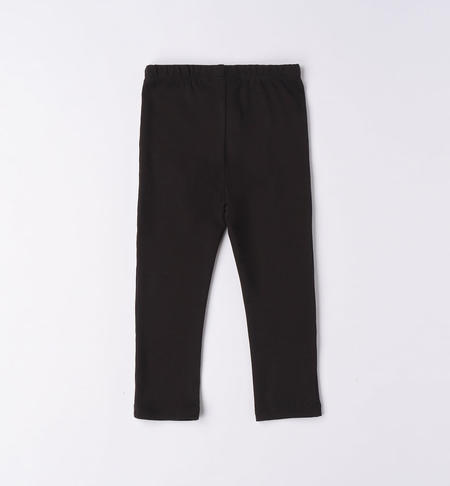 Leggings bambina glitter da 9 mesi a 8 anni iDO NERO-0658