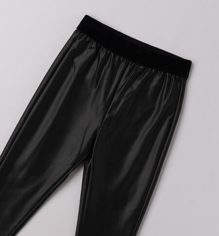 iDO girls` leggings NERO-0658