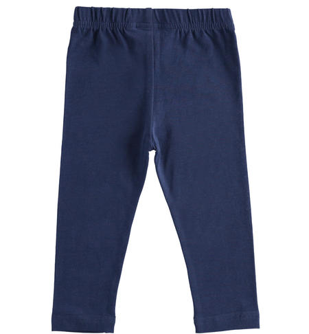 Leggings bambina in cotone - da 9 mesi a 8 anni iDO NAVY-3854