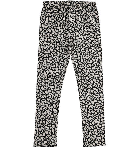 Leggings bambina in jersey stretch ROSA