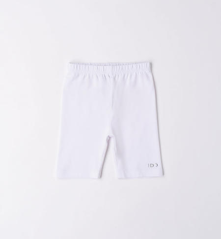 Leggings bambina modello ciclista da 9 mesi a 8 anni iDO BIANCO-0113