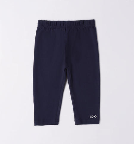 iDO fisherman-style leggings for girls from 9 months to 8 years NAVY-3854