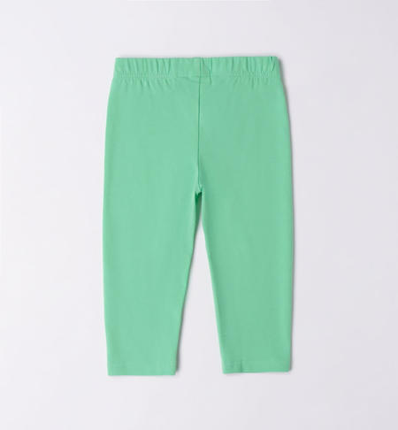 iDO fisherman-style leggings for girls from 9 months to 8 years VERDE-5041