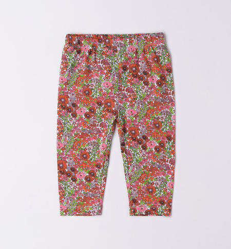 Leggings bambina stampe varie BIANCO