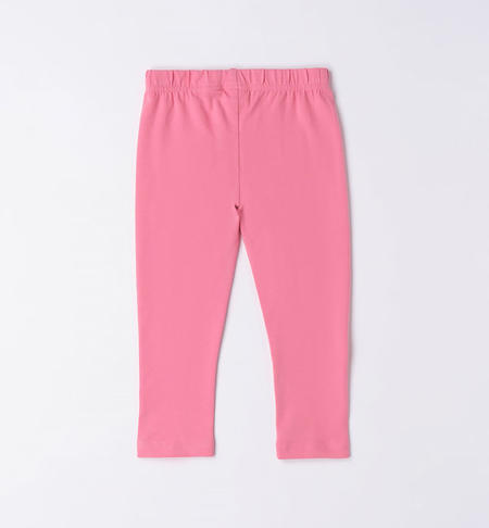 Leggings bambina tinta unita da 9 mesi a 8 anni iDO ROSA-2424