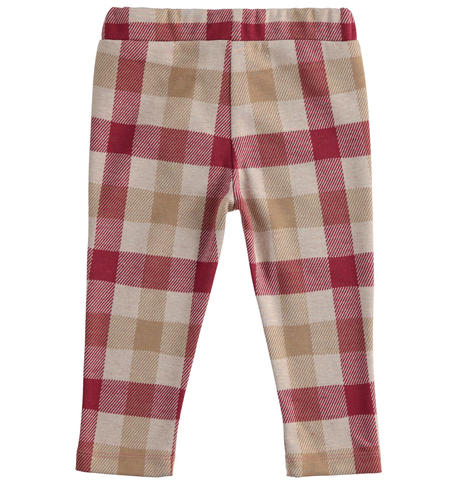 Leggings bambina tinto filo - da 9 mesi a 8 anni iDO BORDEAUX-2537