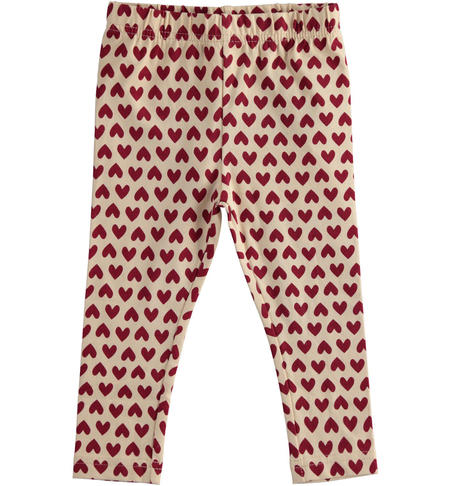 Leggings bimba invernali - da 9 mesi a 8 anni iDO BEIGE-BORDEAUX-6UY4