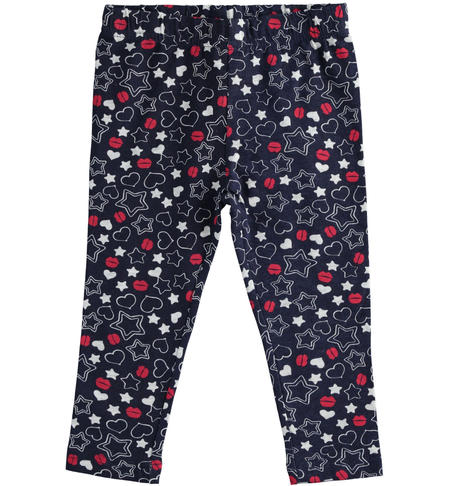 Winter leggings for girls from 9 months to 8 years iDO BLU-GRIGIO-6UF4