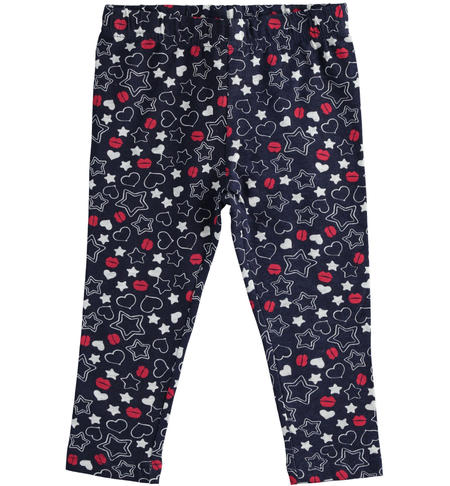 Leggings bimba invernali - da 9 mesi a 8 anni iDO BLU-GRIGIO-6UF4