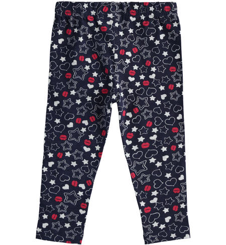 Leggings bimba invernali - da 9 mesi a 8 anni iDO BLU-GRIGIO-6UF4