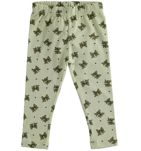 Winter leggings for girls from 9 months to 8 years iDO VERDE-VERDE-6UN4