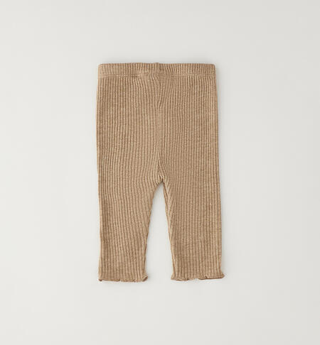Leggings bimba neonata TORTORA-0932