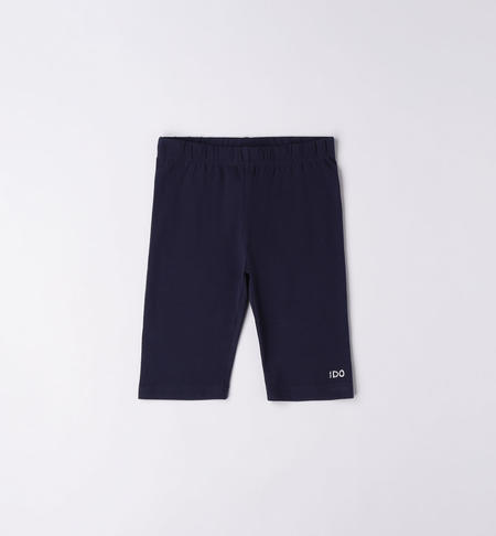 Leggings corto ragazza BLU